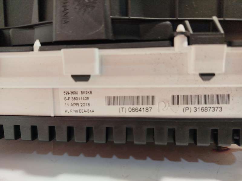 Recambio de cuadro instrumentos para volvo v40 hatchback (525) d2 referencia OEM IAM 31687373 - Blanco 5