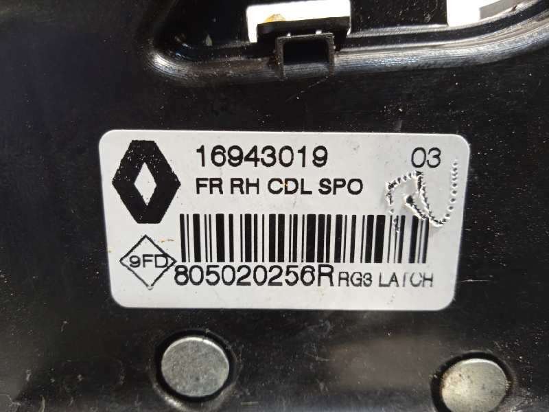 Recambio de cerradura puerta delantera derecha para renault megane iv berlina 5p 1.2 tce energy referencia OEM IAM 805020256R 80 - Blanco 5