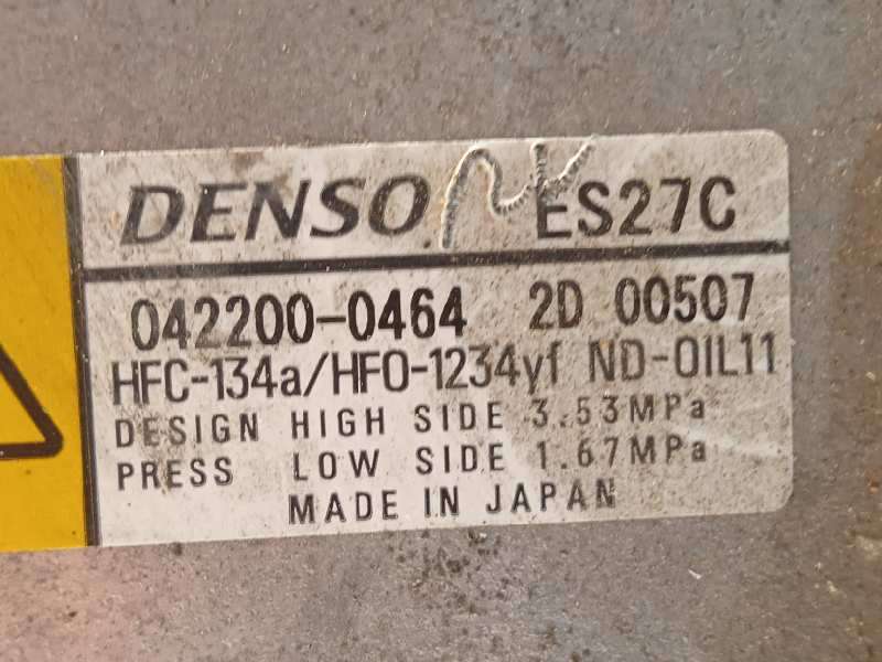 Recambio de compresor aire acondicionado para lexus rx (agl20) 450h referencia OEM IAM 0422000464 8837033020 - Negro 5
