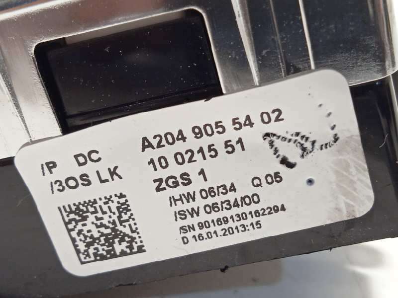 Recambio de mando elevalunas delantero izquierdo para mercedes-benz clase c (w204) lim. c 220 cdi blueefficiency (204.002) refer - Azul 4