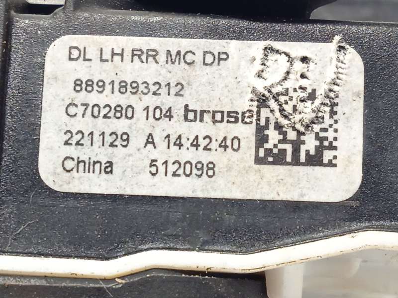 Recambio de cerradura puerta trasera izquierda para lynk & co 01 phev referencia OEM IAM 8891893212 - Azul 4