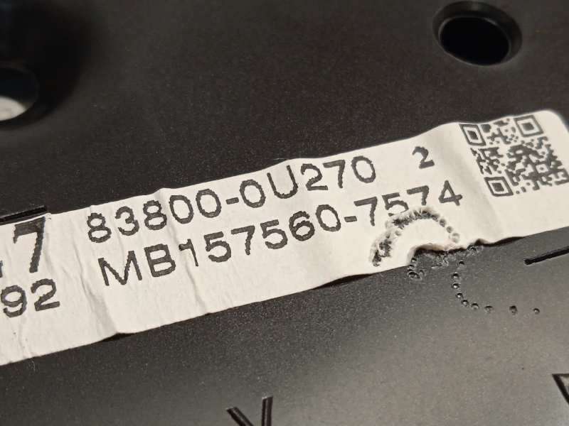 Recambio de cuadro instrumentos para toyota yaris active referencia OEM IAM 838000U270  1575607574 7