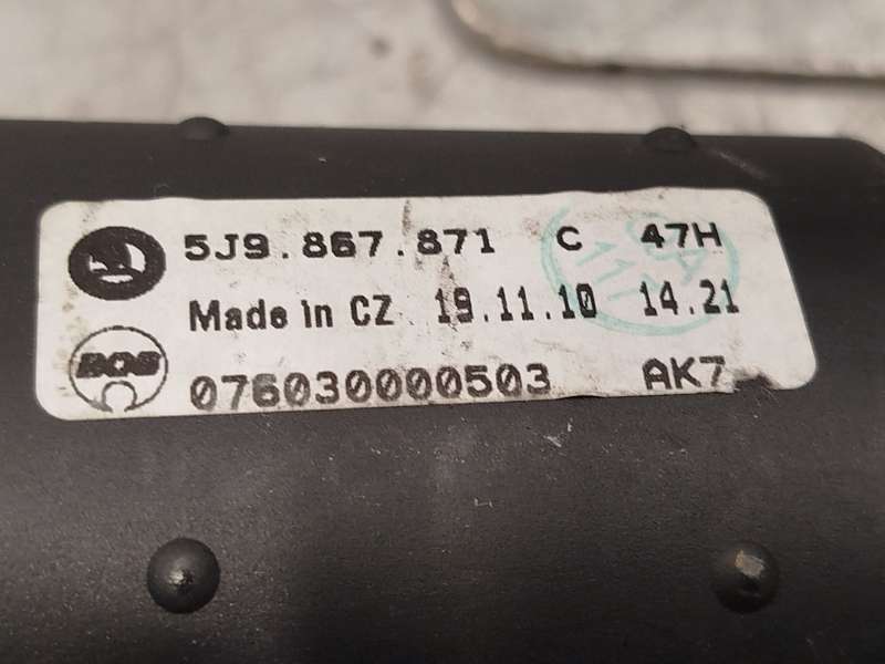 Recambio de bandeja trasera para skoda fabia ii combi (545) 1.6 tdi referencia OEM IAM 5J9867871C 5J9867871C47H - Azul 3