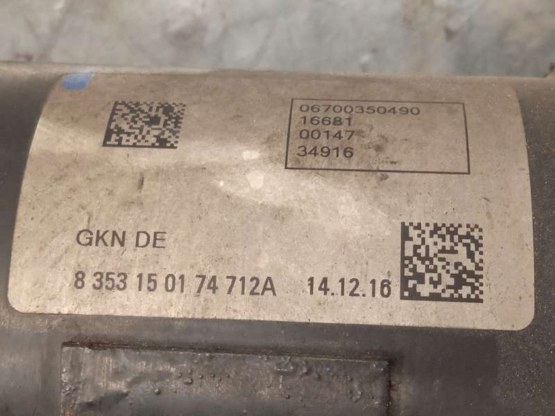 Recambio de transmision central para maserati levante suv (m161) 3.0 d q4 referencia OEM IAM 670035049 06700350490 4