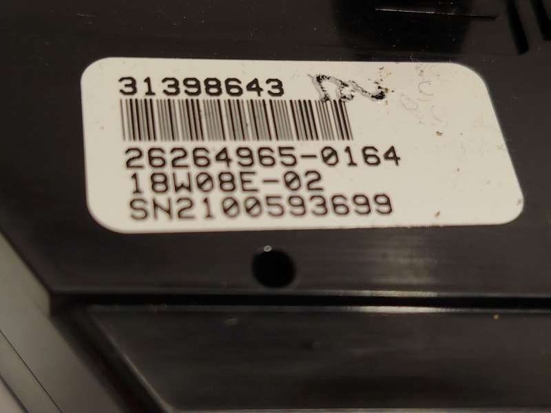 Recambio de mando multifuncion para volvo v40 hatchback (525) d2 referencia OEM IAM 31398643 - Blanco 7
