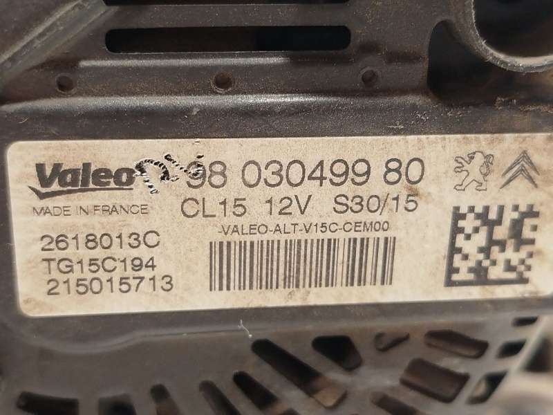 Recambio de alternador para mitsubishi asx (ga_w_) 1.6 di-d 4wd referencia OEM IAM 9803049980 2618013C TG15C194 - Gris 5