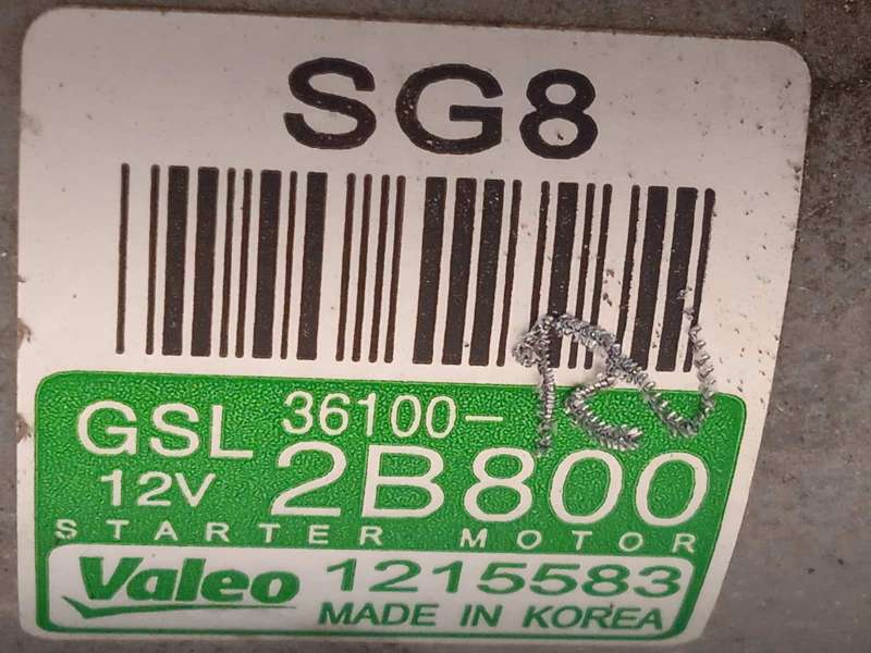 Recambio de motor arranque para kia sportage 1.6 cat referencia OEM IAM 361002B800  1215583 - Azul 5