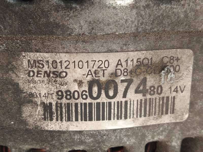 Recambio de alternador para citroën c3 tonic referencia OEM IAM 9806007480  MS1012101720 - Negro 4