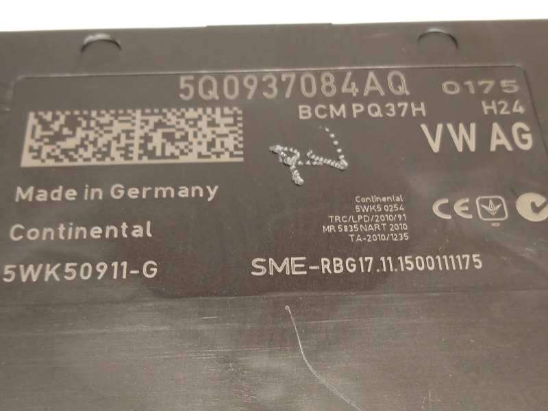 Recambio de modulo confort para seat leon (5f1) 1.6 tdi referencia OEM IAM 5Q0937084AQ  5WK50911G - Negro 4