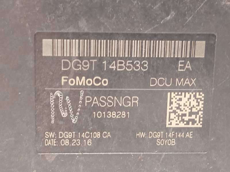 Recambio de modulo confort para ford mondeo lim. 2.0 tdci cat referencia OEM IAM DG9T14B533EA 2457415 - Negro 3