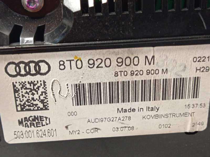 Recambio de cuadro instrumentos para audi a5 coupe (8t) 2.7 tdi referencia OEM IAM 8T0920900M  503001624601 - Negro 6