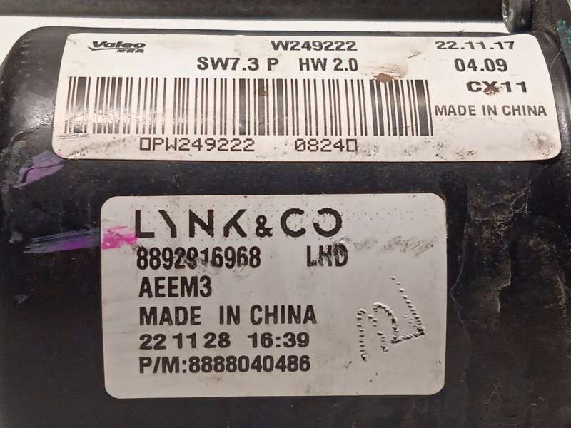 Recambio de motor limpia delantero para lynk & co 01 phev referencia OEM IAM 8892916968 8888040486 - Azul 4