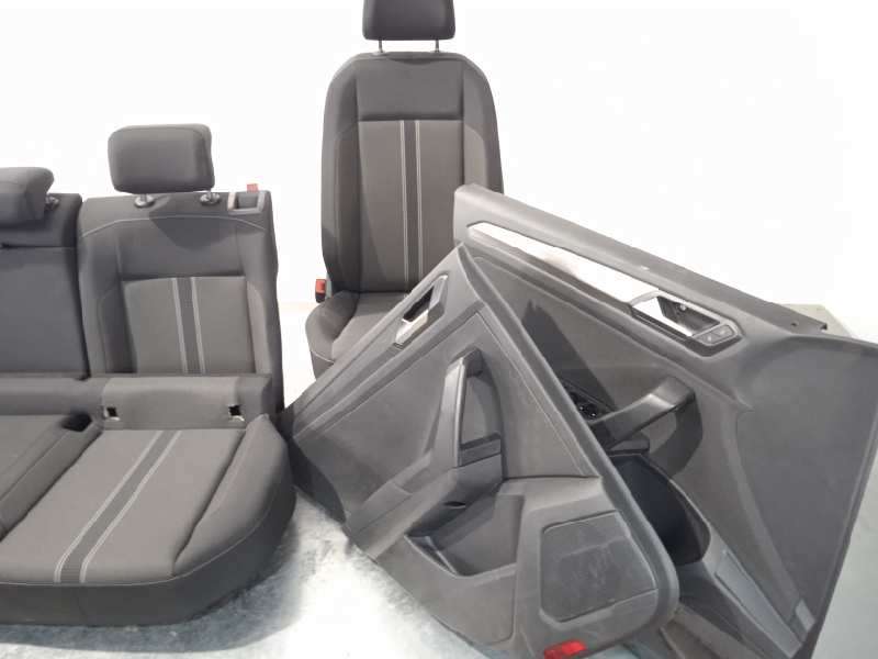 Recambio de juego asientos completo para volkswagen t-roc advance referencia OEM IAM 2Q4881105L 5G0885501GCA9 5G0885502AACA9 - Negro 2