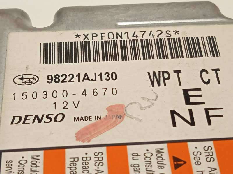 Recambio de centralita airbag para subaru legacy kombi/outback b14 2.0 diesel cat referencia OEM IAM 98221AJ130  1503004670 - Negro 4