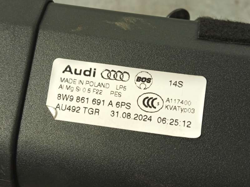 Recambio de bandeja trasera para audi a4 b9 avant (8w5, 8wd) 30 tdi mild hybrid referencia OEM IAM 8W9861691A 8W9861691A6PS - Negro 3