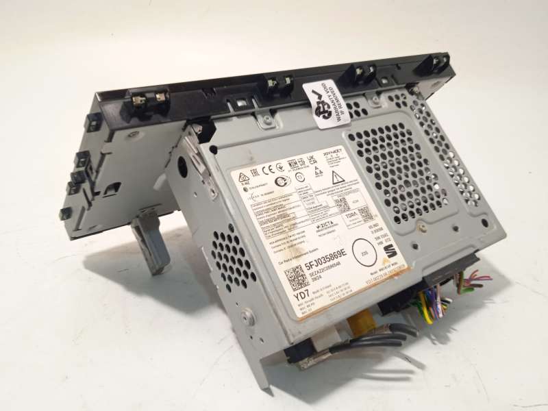 Recambio de pantalla multifuncion para seat ibiza v (kj1, kjg) 1.0 tsi referencia OEM IAM 5FJ035869E - Blanco 4