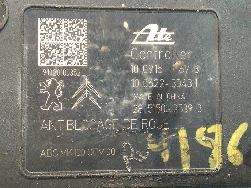 Recambio de abs para citroën c3 tonic referencia OEM IAM 9802460680 10091511673 10022001214 4