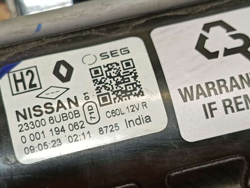 Recambio de motor arranque para nissan qashqai iii (j12) 1.3 dig-t referencia OEM IAM 233006UB0B  0001194062 - Gris 5