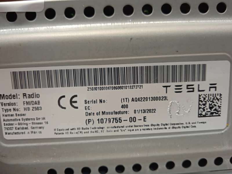 Recambio de modulo electronico para tesla model 3 rwd referencia OEM IAM 107975500E - Blanco 5
