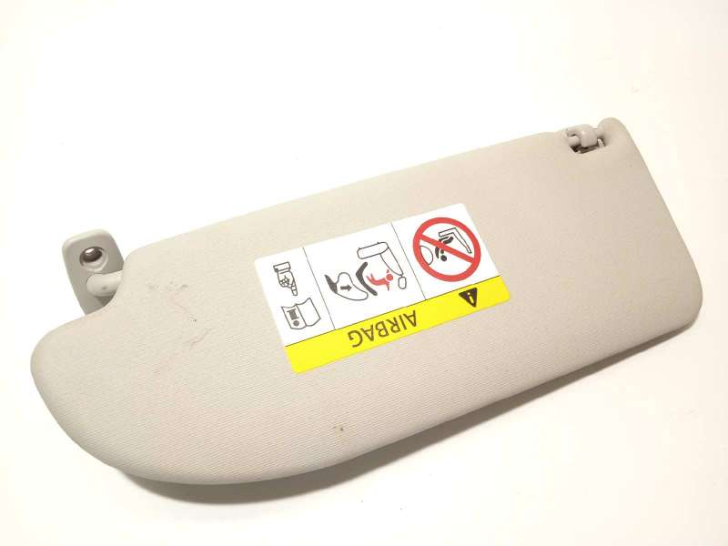 Recambio de parasol derecho para seat ibiza (6p1) style referencia OEM IAM 6J0857552D - Blanco 3