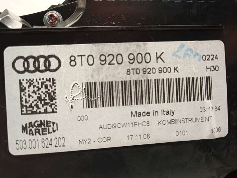 Recambio de cuadro instrumentos para audi a5 coupe (8t) 2.0 tfsi (132kw) referencia OEM IAM 8T0920900K  503001624202 7