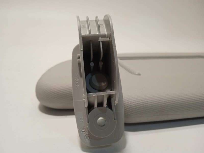 Recambio de parasol derecho para seat ibiza (6p1) style referencia OEM IAM 6J0857552D - Blanco 4