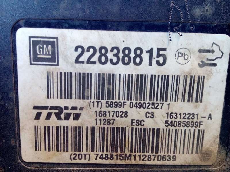 Recambio de abs para opel insignia berlina 2.0 16v cdti referencia OEM IAM 22838815 16312231 16817028 - Gris 4