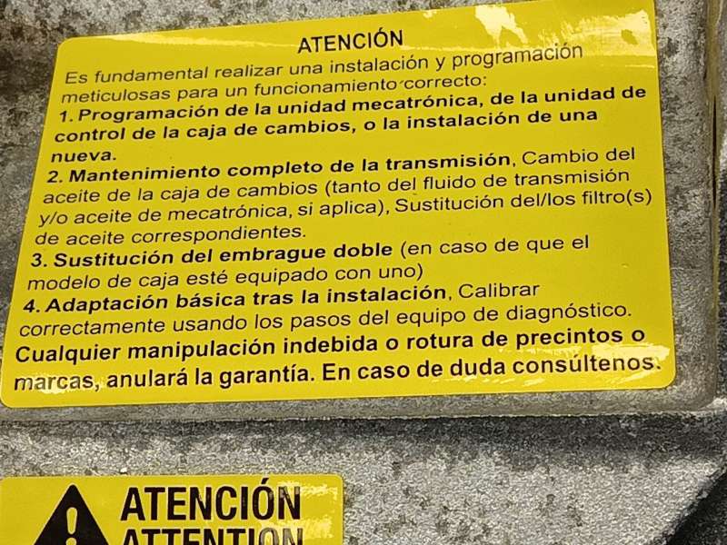 Recambio de caja cambios para cupra leon (kl1, ku1, kug) 1.5 etsi referencia OEM IAM UUF 0CW300051N FD7CW002 5