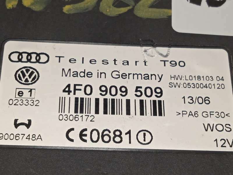 Recambio de modulo electronico para audi q7 (4l) 3.0 tdi referencia OEM IAM 4F0909509 - Verde 4