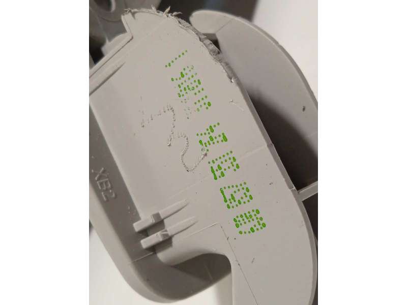 Recambio de parasol izquierdo para seat ibiza (6p1) style referencia OEM IAM 6J0857551 - Blanco 4