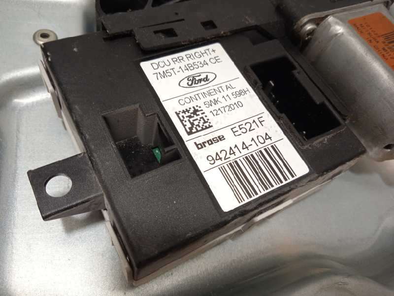 Recambio de elevalunas trasero derecho para ford kuga (cbv) 2.0 tdci cat referencia OEM IAM 7M51R24994DD  8V41S264A26AE - Gris 2