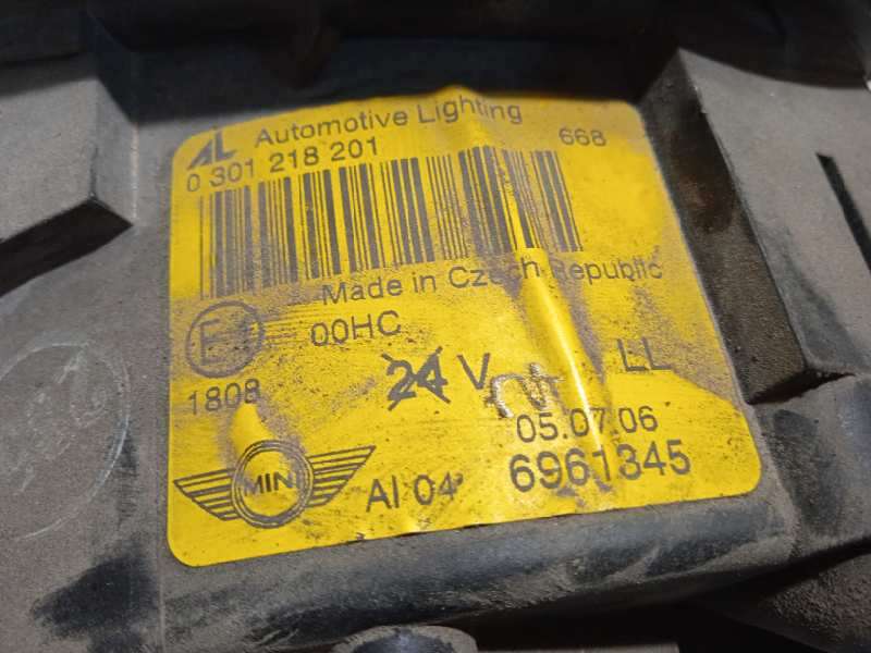 Recambio de faro izquierdo para mini mini (r50,r53) one d referencia OEM IAM 6961345 63126961345 0301218201 4