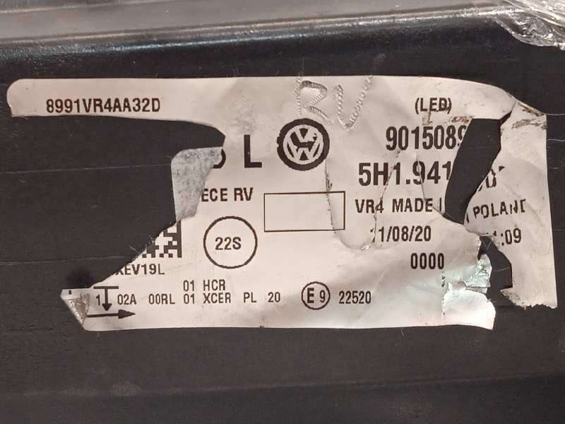 Recambio de faro izquierdo para volkswagen golf viii lim. (cd1) style referencia OEM IAM 5H1941005  90150890 4