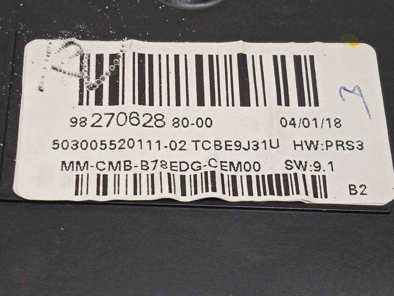 Recambio de cuadro instrumentos para citroën c4 picasso feel referencia OEM IAM 9827062880 - Azul 6