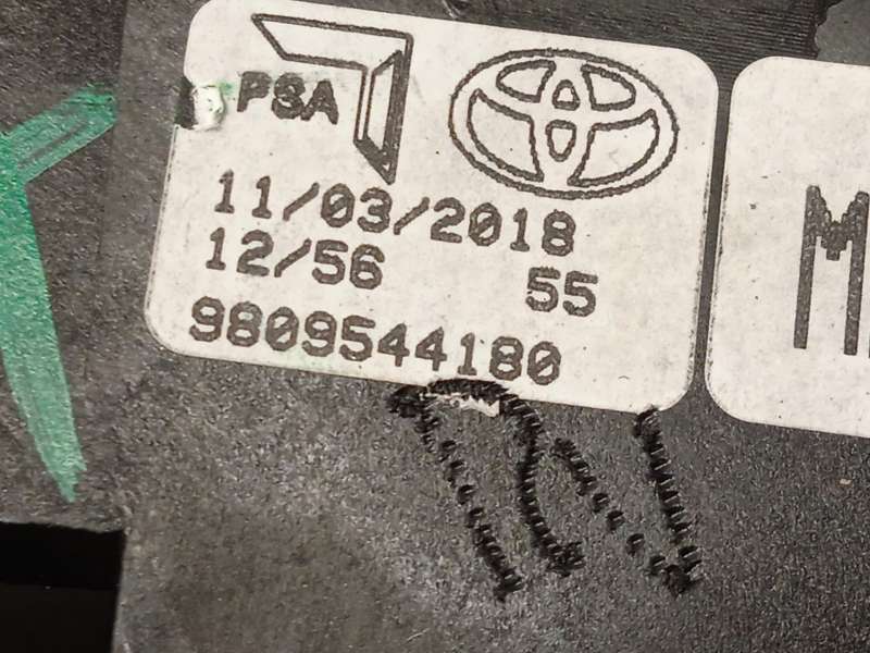 Recambio de palanca cambio para citroën spacetourer autobús (v_) 1.6 bluehdi 115 referencia OEM IAM 9809544180 - Rojo 6
