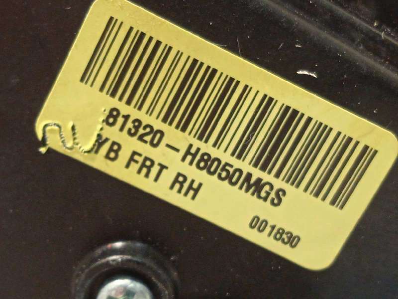 Recambio de cerradura puerta delantera derecha para kia rio (yb) 1.0 tgdi cat referencia OEM IAM 81320H8050 - Rojo 3