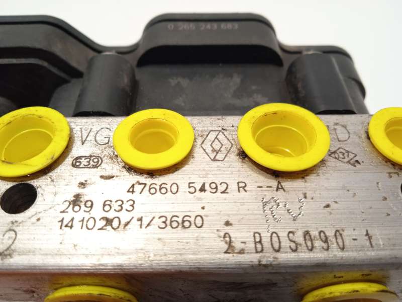 Recambio de abs para renault captur zen referencia OEM IAM 476605492R 0265956285 269633 6