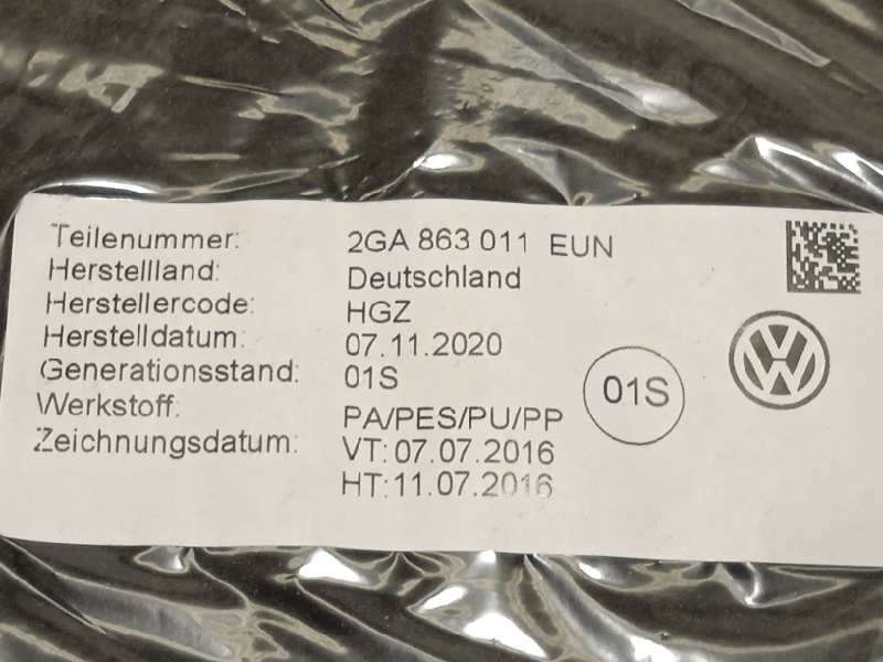 Recambio de juego alfombrillas para volkswagen t-roc advance referencia OEM IAM 2GA863011EUN - Azul 3