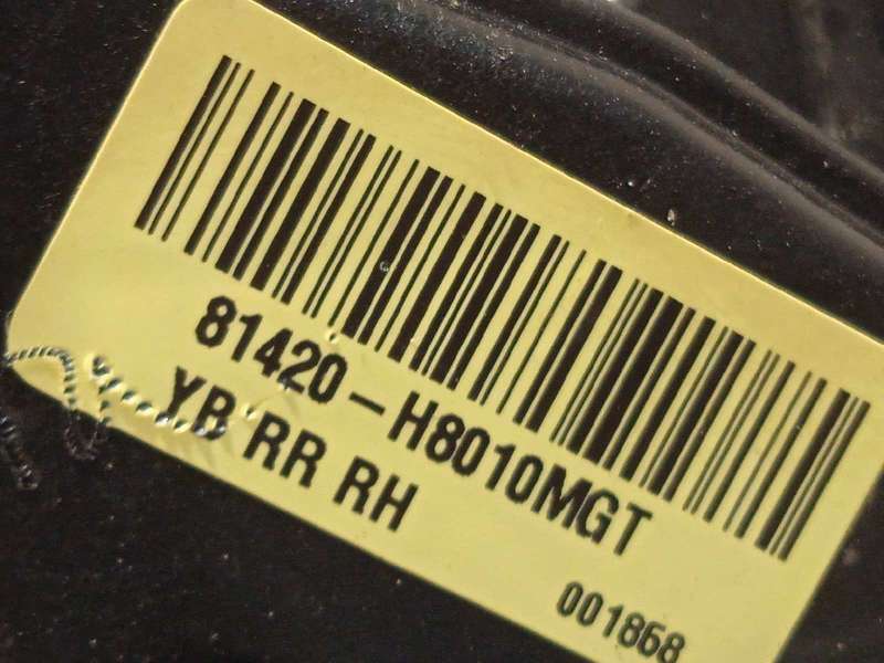 Recambio de cerradura puerta trasera derecha para kia rio (yb) 1.0 tgdi cat referencia OEM IAM 81420H8010 - Rojo 3