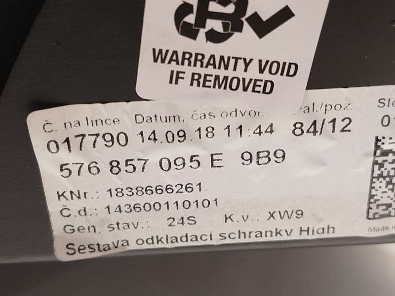 Recambio de guantera para seat ateca (kh7, khp) 1.5 tsi referencia OEM IAM 576857095E 576857095E9B9 - Gris 6