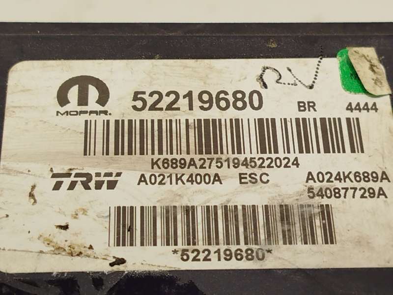 Recambio de abs para jeep compass (mp, m6, mv, m7) 1.6 multijet referencia OEM IAM 52219680 A021K400A 54087729A 5
