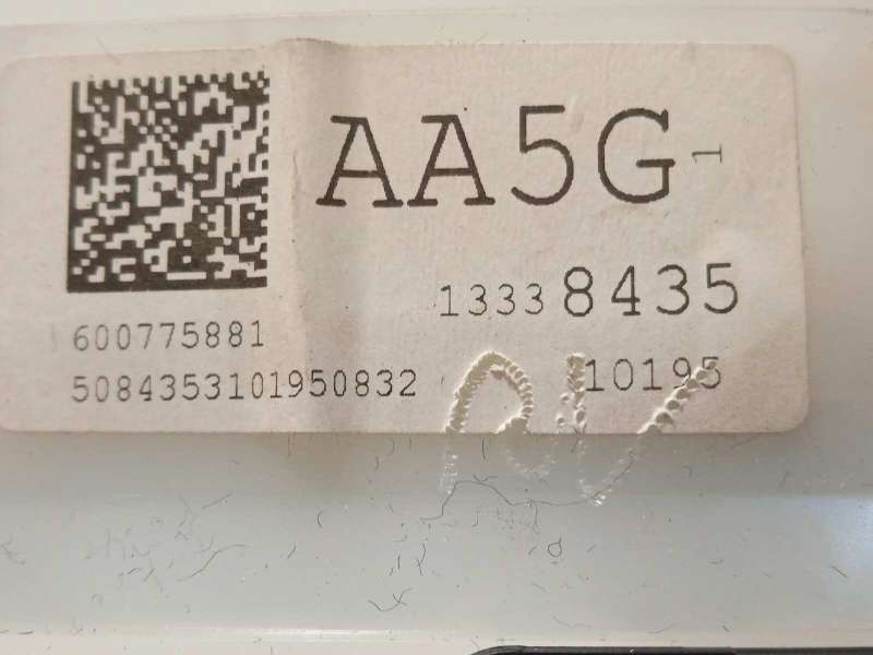 Recambio de cuadro instrumentos para opel astra j lim. sport referencia OEM IAM 13338435  600775881 - Azul 6