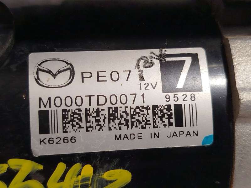 Recambio de motor arranque para mazda 3 hatchback (bp) 2.0 skyactiv-g m hybrid referencia OEM IAM PE0718400  M000TD0071 - Gris 4