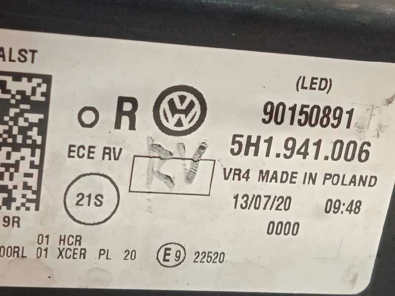 Recambio de faro derecho para volkswagen golf viii lim. (cd1) style referencia OEM IAM 5H1941006  90150891 5