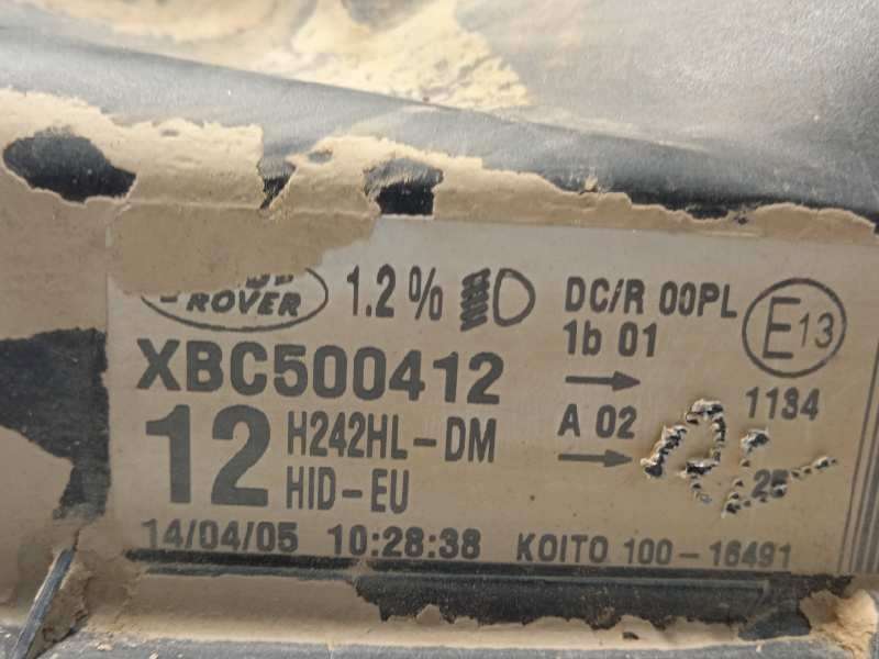 Recambio de faro izquierdo para land rover discovery 2.7 td v6 cat referencia OEM IAM XBC500412 5H2213W030KA 4