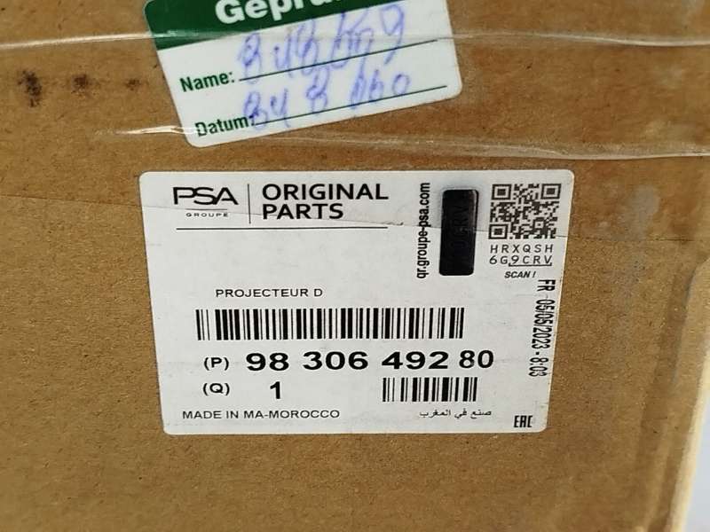Recambio de faro derecho para citroën c4 iii 1.2 referencia OEM IAM 9830649280  73374698 9