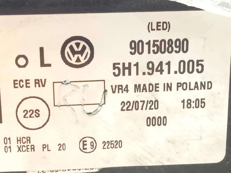 Recambio de faro izquierdo para volkswagen golf viii lim. (cd1) style referencia OEM IAM 5H1941005  90150890 5