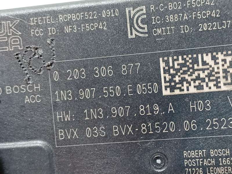 Recambio de modulo electronico para cupra leon sportstourer (kl8, ku8, kud) 1.5 etsi referencia OEM IAM 1N3907550E  0203306877 - Gris 3