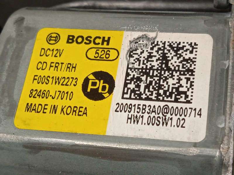 Recambio de elevalunas delantero derecho para kia xceed edrive phev referencia OEM IAM 82480J7060 4