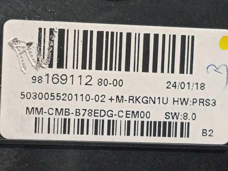 Recambio de cuadro instrumentos para citroën c4 picasso referencia OEM IAM 9816911280 - Azul 7
